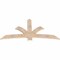 Ekena Millwork Davenport Smooth Timber Gable Bracket, Douglas Fir, 72"W x 36"H x 1 1/2"D x 5 1/2"F, 12/12 Pitch GBW072X36X0206DAV00SDF - alternate 5